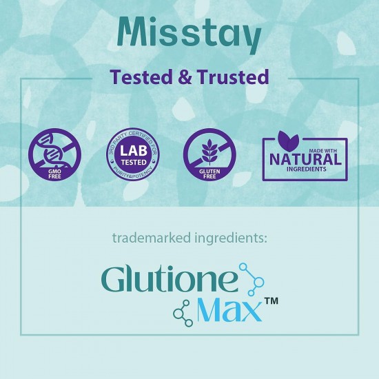 Misstay Liposomal Glutathione 1500 MG Dietary Supplement