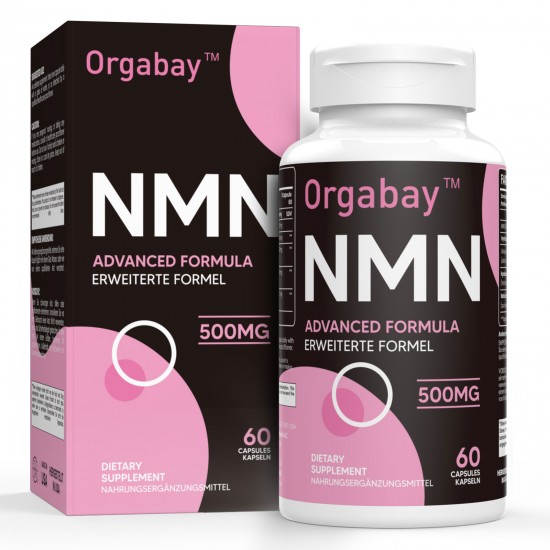 Orgabay NMN Dietary Supplement advanced formula for women, 60 Capsules per bottle