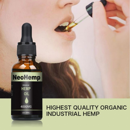 NEOHEMP Hemp Oil Drops 4000mg 30ml 4%, Mirror.co.uk Recommend