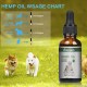 [Not Available in UK] Vitablossom Hemp oil for Dogs,Organic Hemp oil for Pets, Hemp oil for Pats - 500mg